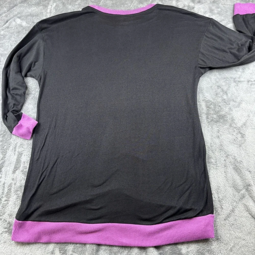 Disney‎ Tim Burton's Nightmare Before Christmas Sleepwear Shirt Women's XL Black - Picture 2 of 10